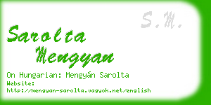 sarolta mengyan business card